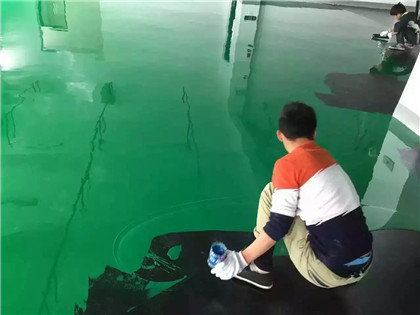 白碱滩下面给你一份环氧地坪漆施工的完整流程